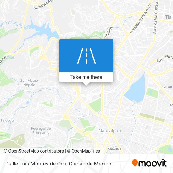 Calle Luis Montés de Oca map