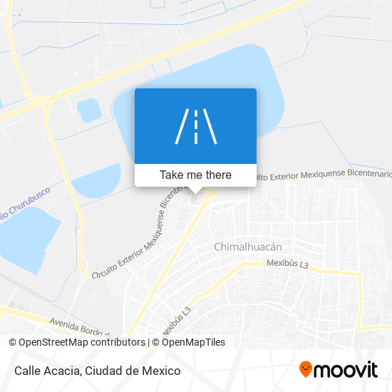 Mapa de Calle Acacia