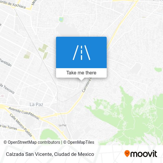 Calzada San Vicente map