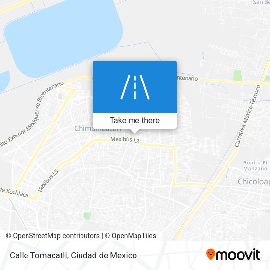 Calle Tomacatli map