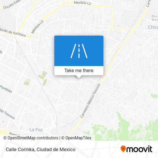Calle Corinka map