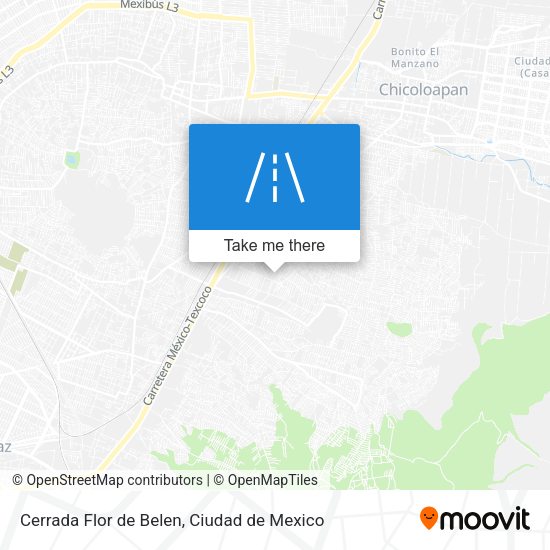 Mapa de Cerrada Flor de Belen