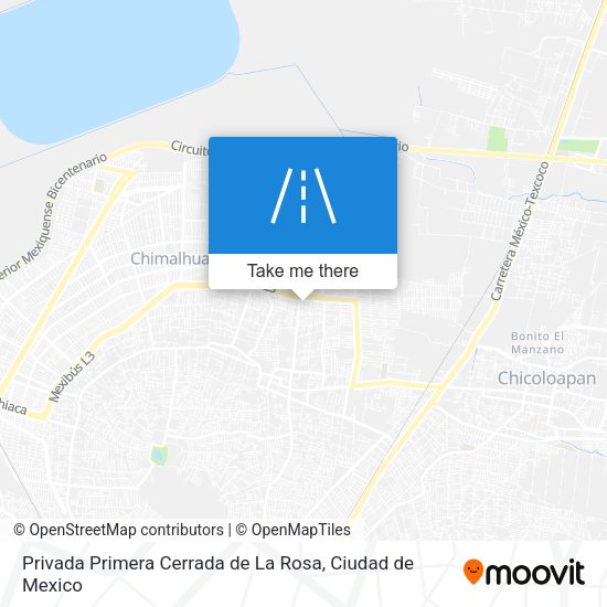 Privada Primera Cerrada de La Rosa map