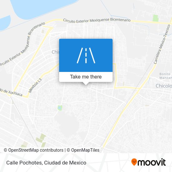 Calle Pochotes map