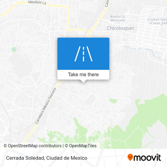 Mapa de Cerrada Soledad