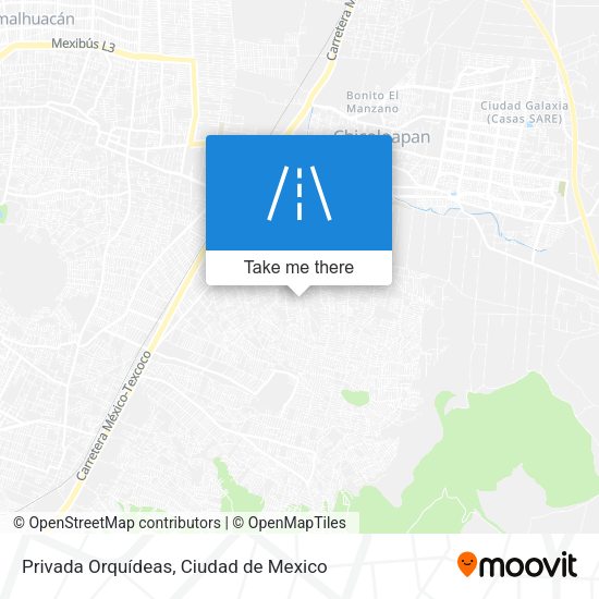 Privada Orquídeas map