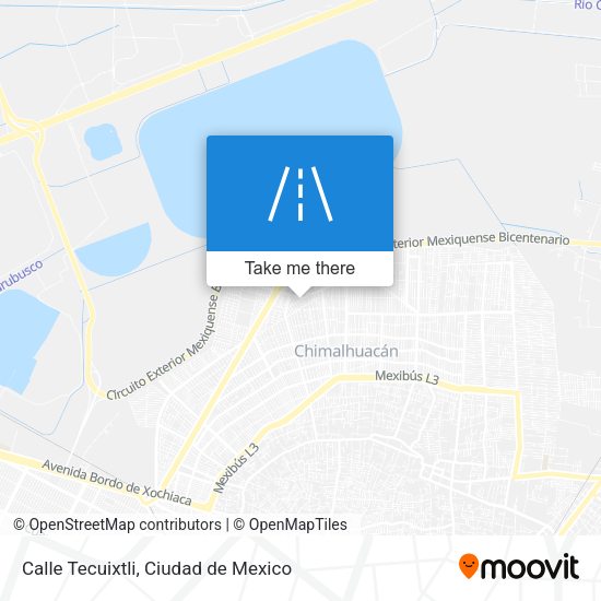 Calle Tecuixtli map