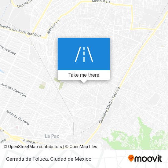 Cerrada de Toluca map