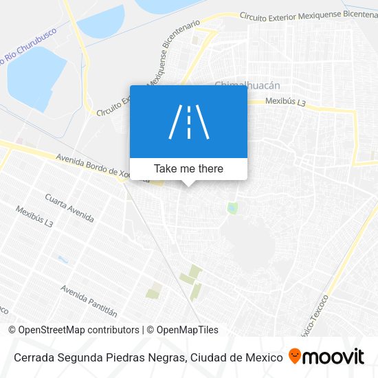 Cerrada Segunda Piedras Negras map