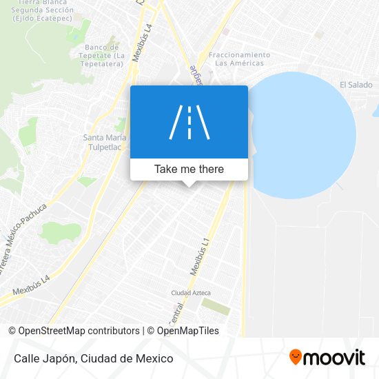 Mapa de Calle Japón