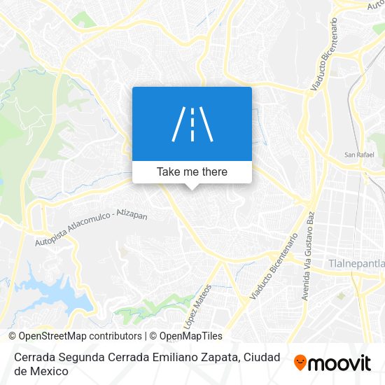 Cerrada Segunda Cerrada Emiliano Zapata map
