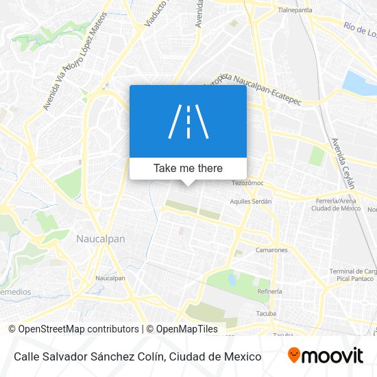 Mapa de Calle Salvador Sánchez Colín