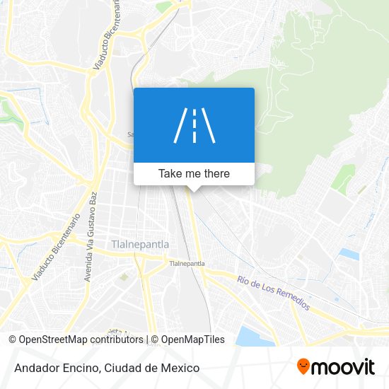 Andador Encino map
