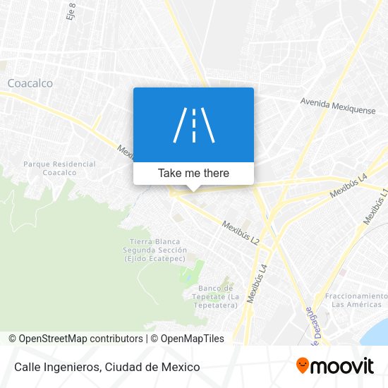 Calle Ingenieros map