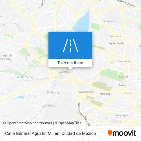 Calle General Agustín Millan map