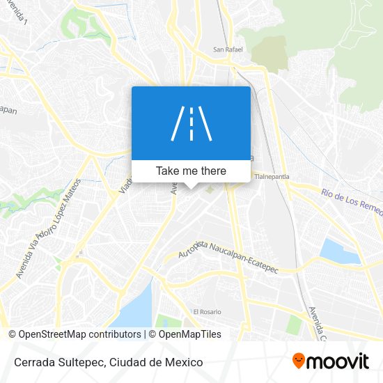 Cerrada Sultepec map