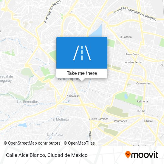 Calle Alce Blanco map