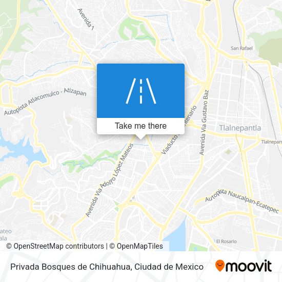 Mapa de Privada Bosques de Chihuahua