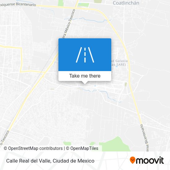 Calle Real del Valle map