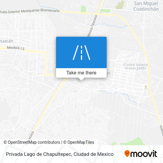 Mapa de Privada Lago de Chapultepec