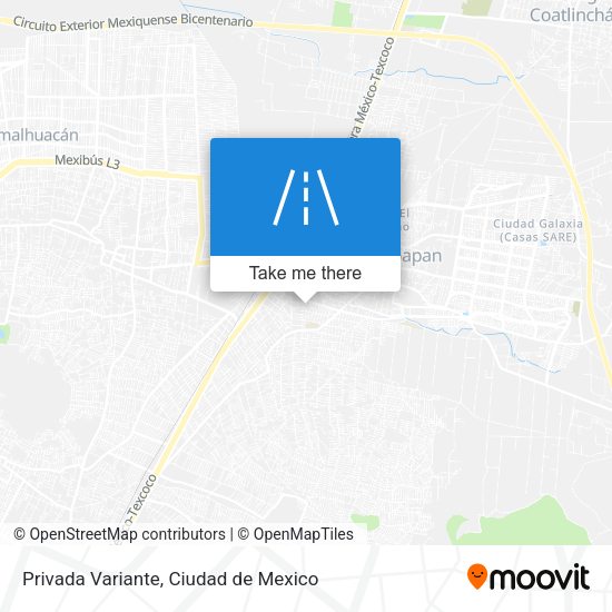 Privada Variante map
