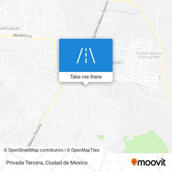 Mapa de Privada Tercera