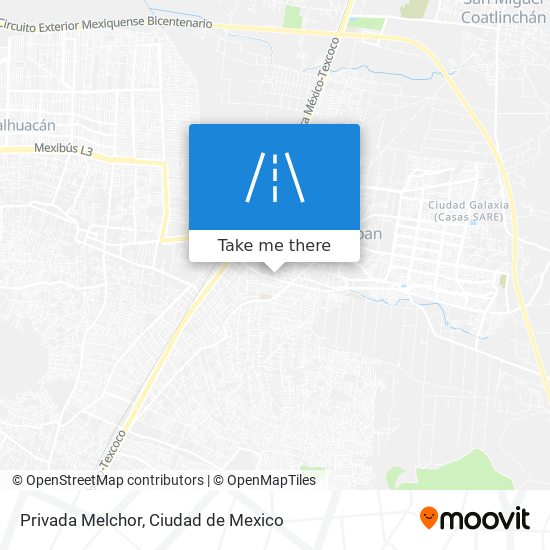 Mapa de Privada Melchor