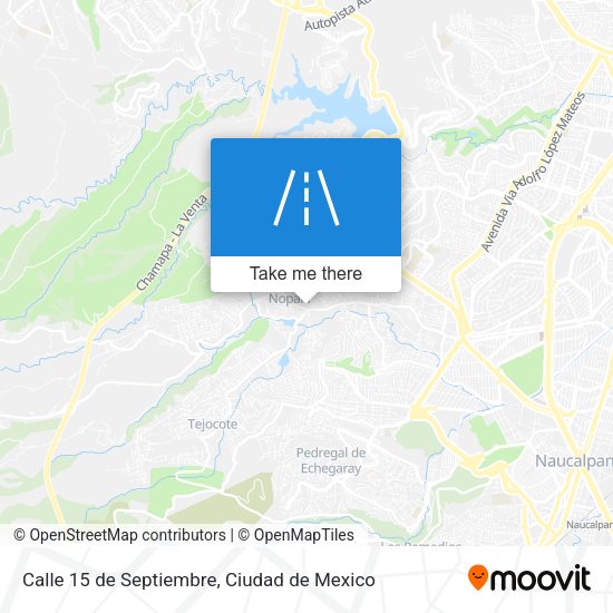 Calle 15 de Septiembre map