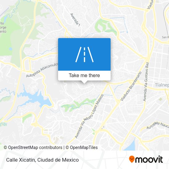 Calle Xicatin map