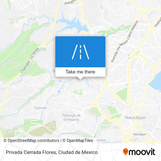 Privada Cerrada Flores map