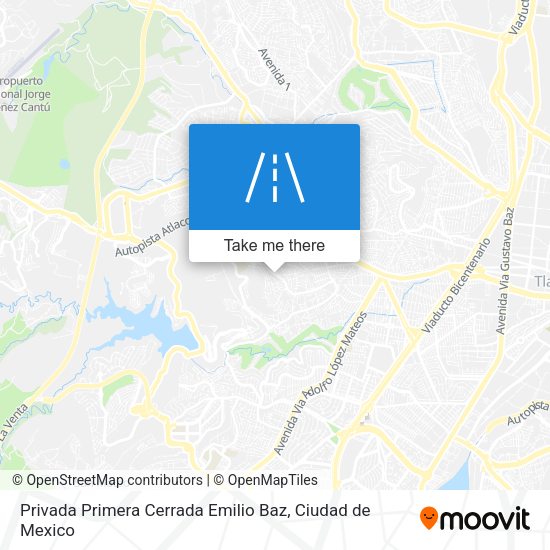 Privada Primera Cerrada Emilio Baz map