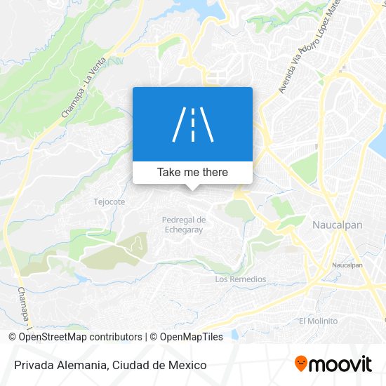 Mapa de Privada Alemania