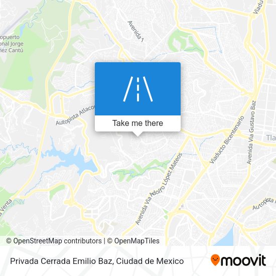 Mapa de Privada Cerrada Emilio Baz