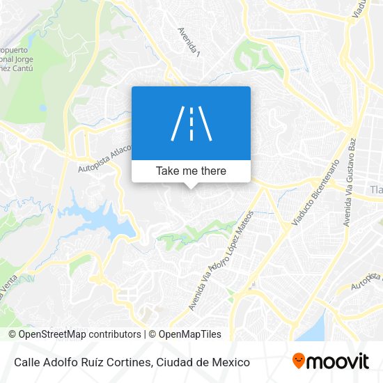 Mapa de Calle Adolfo Ruíz Cortines