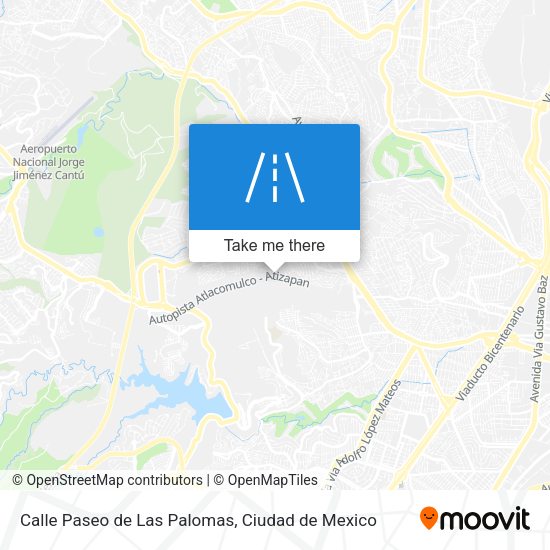 Calle Paseo de Las Palomas map
