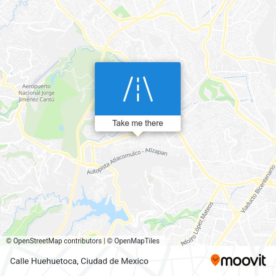 Mapa de Calle Huehuetoca