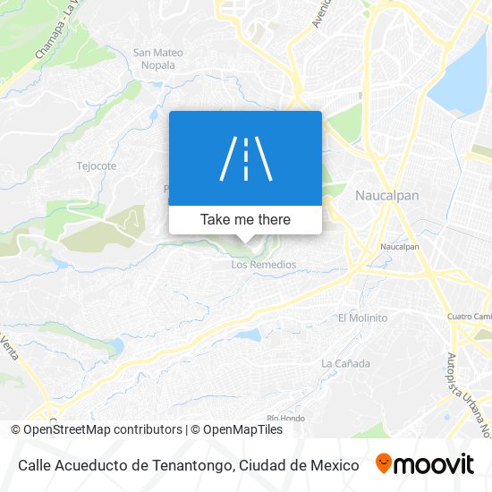 Calle Acueducto de Tenantongo map