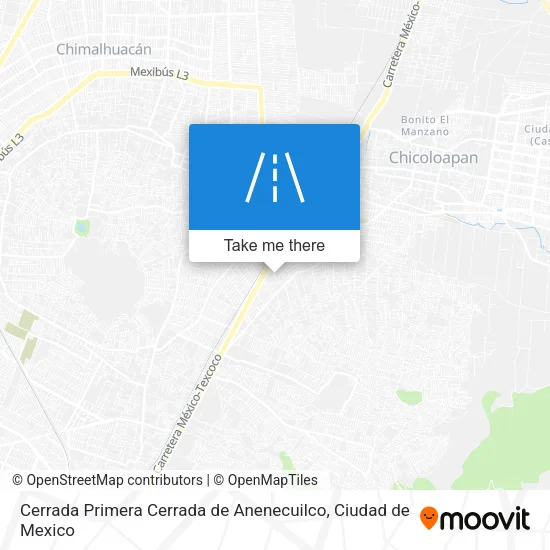 Cerrada Primera Cerrada de Anenecuilco map