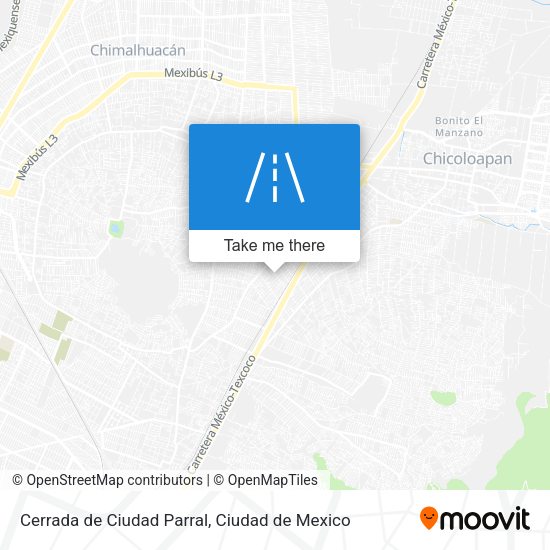 Cerrada de Ciudad Parral map