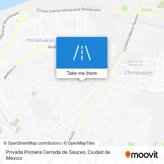 Privada Primera Cerrada de Sauces map