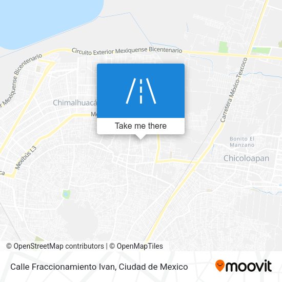 Mapa de Calle Fraccionamiento Ivan