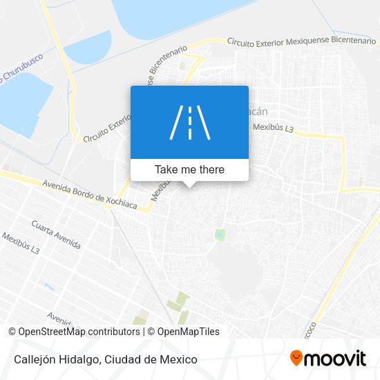 Callejón Hidalgo map