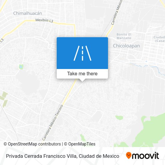 Privada Cerrada Francisco Villa map