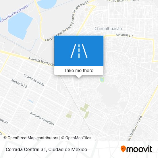 Mapa de Cerrada Central 31
