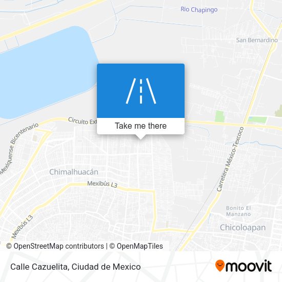 Mapa de Calle Cazuelita