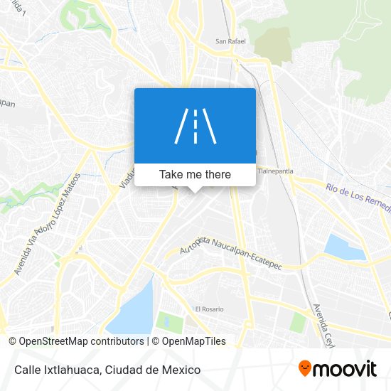 Calle Ixtlahuaca map