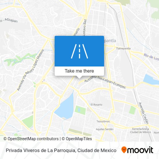 Privada Viveros de La Parroquia map