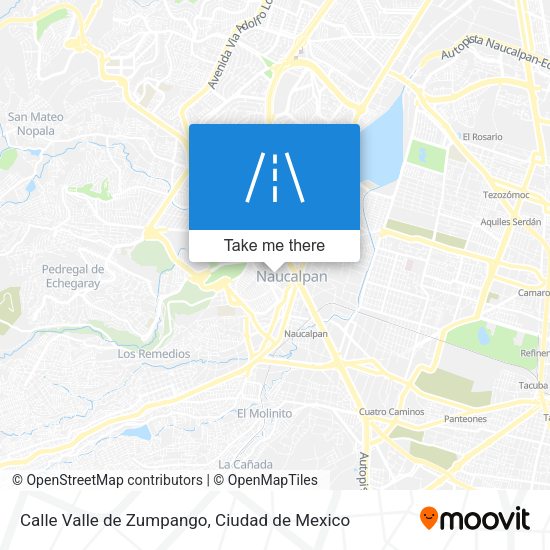 Calle Valle de Zumpango map