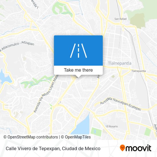 Calle Vivero de Tepexpan map