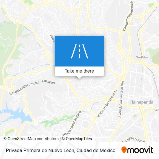 Privada Primera de Nuevo León map